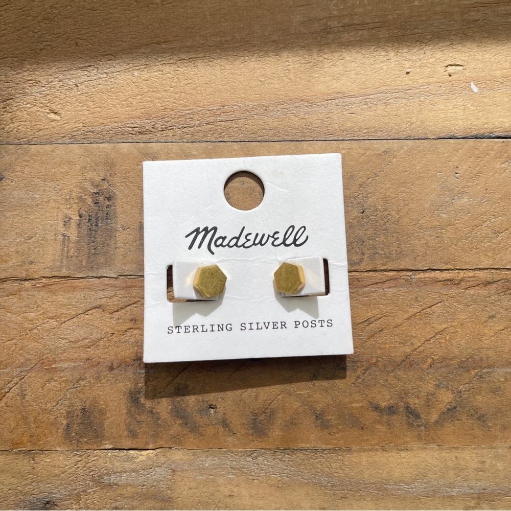 Madewell Hexagon Earrings